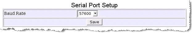 Serial Port Setup